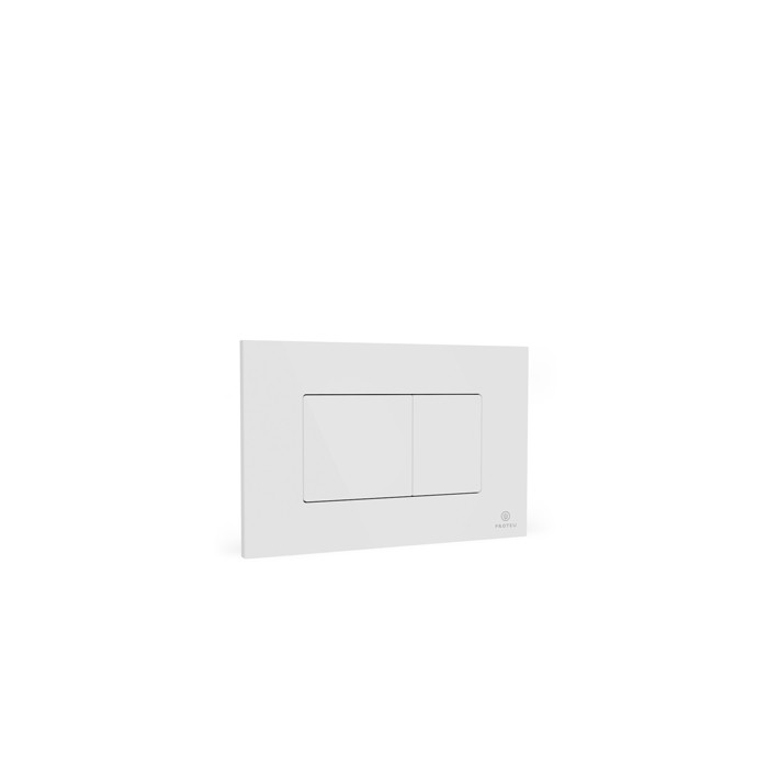 Proteu® Foz Placa de descarga branco mate Proteu® Foz Placa de descarga branco mate