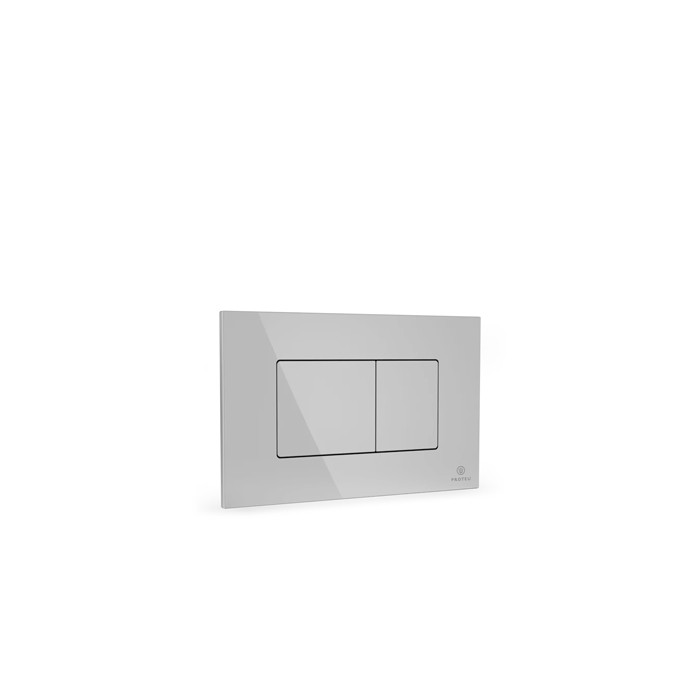 Proteu® Foz Placa de descarga cromado mate Proteu® Foz Placa de descarga cromado mate