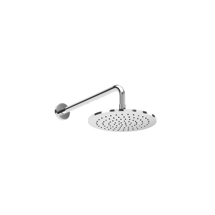 Chuveiro Fixo Parede com Rótula e Braço 350mm Cromado