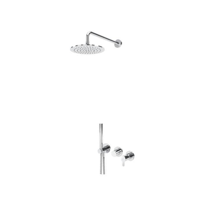 Bruma® Sistema Embutido Duche Chuveiro 300mm Chuv mão M2