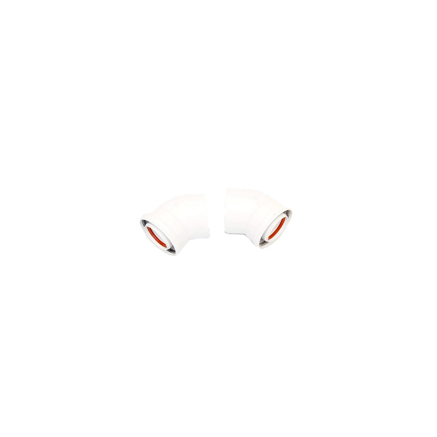 Ariston® Curva Coaxial M/H DE 45º