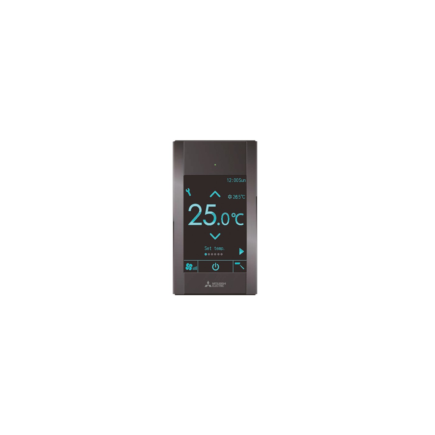 Mitsubishi® Controlador Preto Táctil e Bluetooth (por cabo)