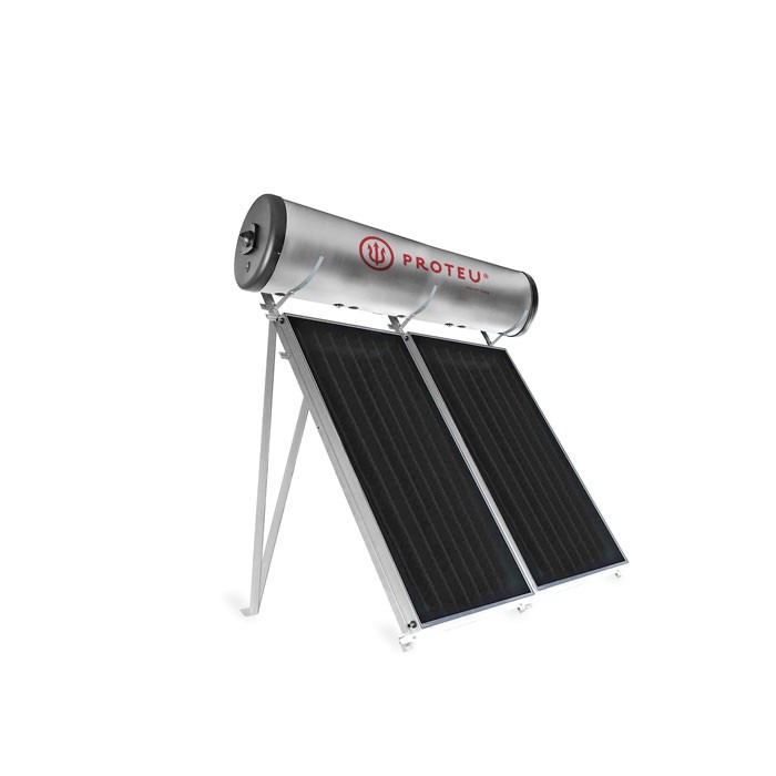 Proteu® Kit Termossifão Solar Acumulador Inox 2 Paineis