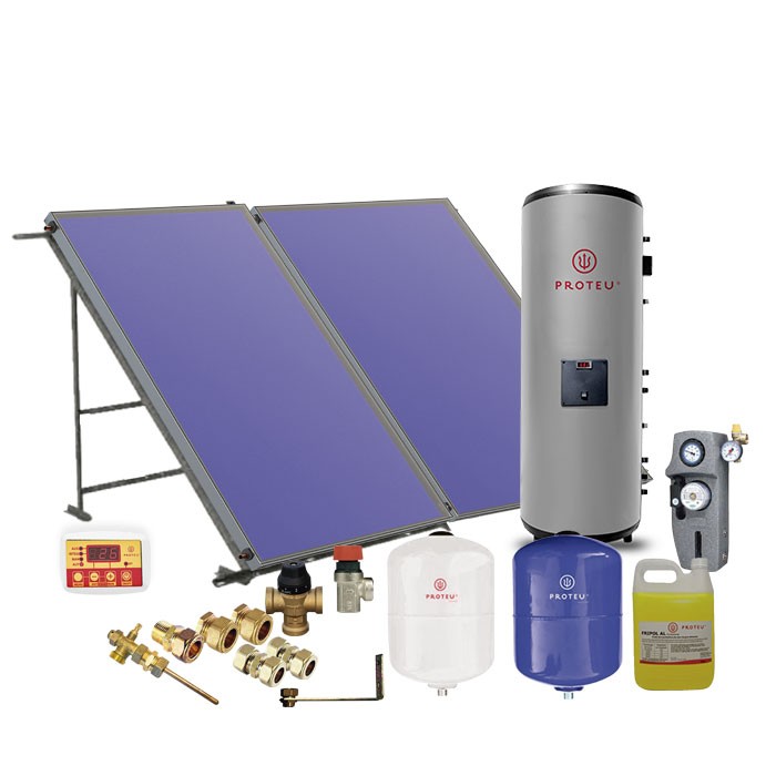 Proteu® kit Solar Forçado Vega 2.0 Inox