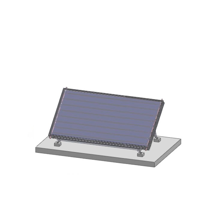Proteu® Estrutura Horizontal p/ Painel Solar Euro Telhado Plano/Inclinado