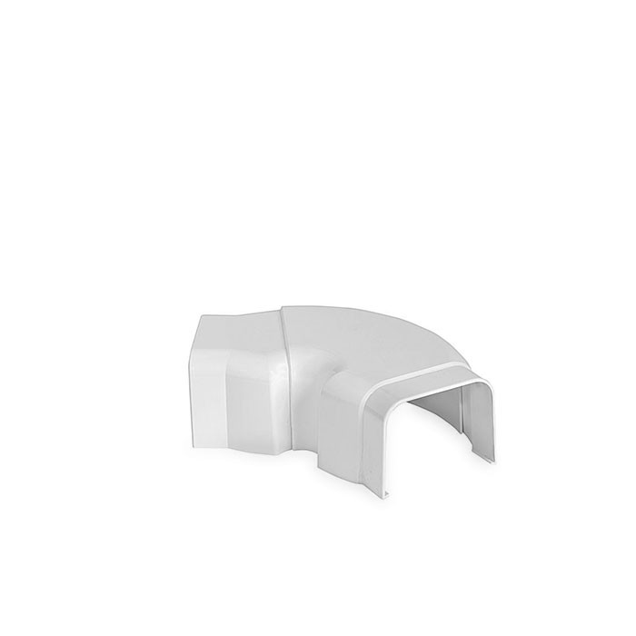 Curva Regulável p/Calha Ar Condicionado Branca