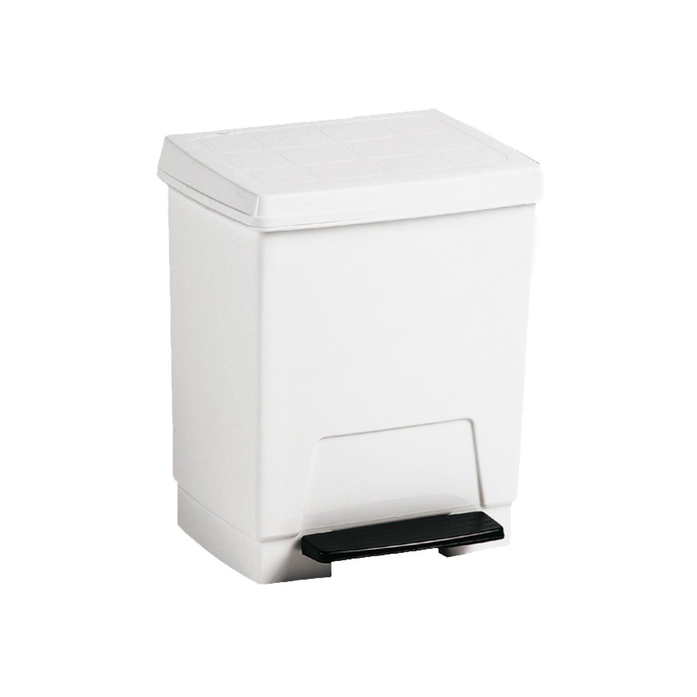 Papeleira ABS Quadrada com Tampa e Pedal