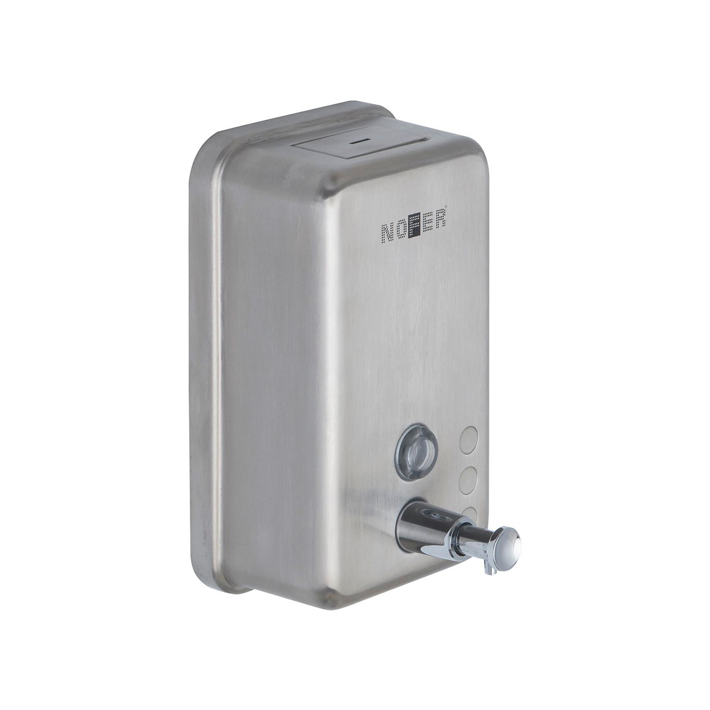 Doseador Sabão Líquido Vertical ABS Inox Satinado