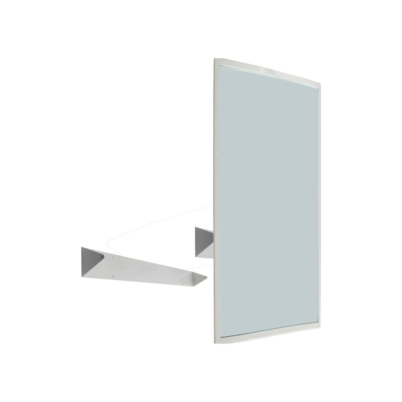 Espelho Reclinável Inox Satinado