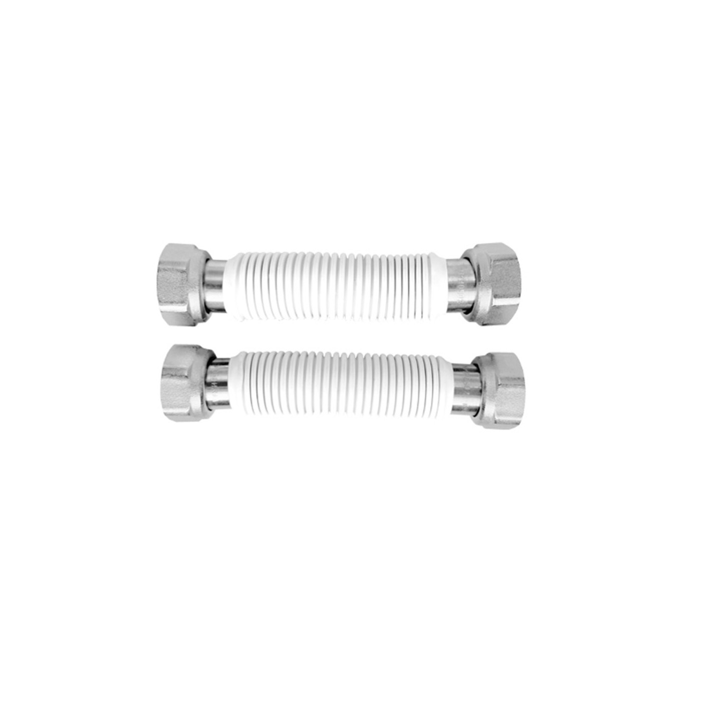 Ligação Revestida F/F 1/2" x 1/2" Branco