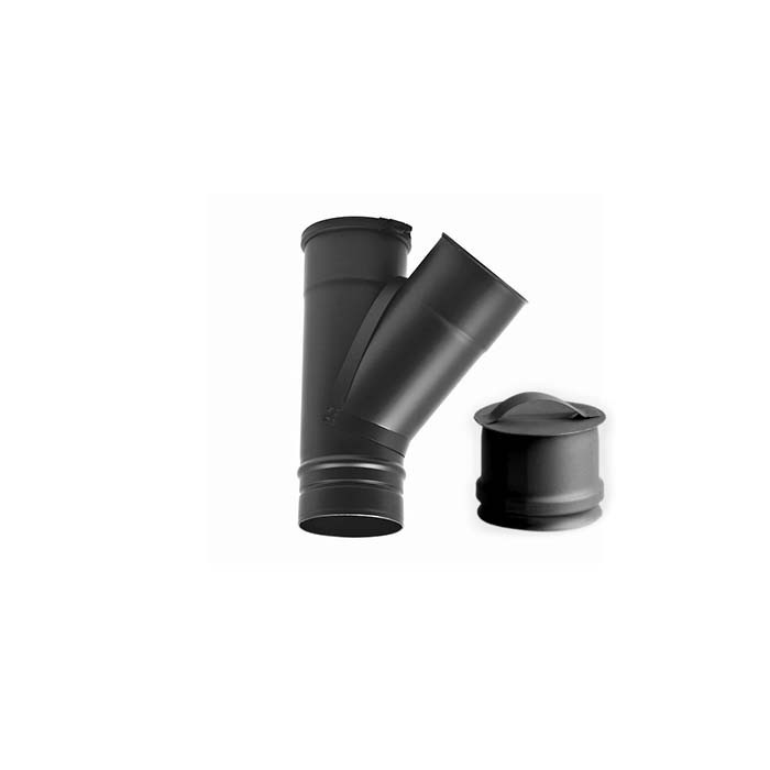 Forquilha C/Tampo Salamandra Inox Preto Forquilha C/Tampo Salamandra Inox Preto