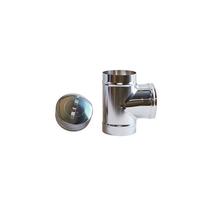 Tê c/Tampo Inox Parede Simples Inox 316 Tê c/Tampo Inox Parede Simples Inox 316