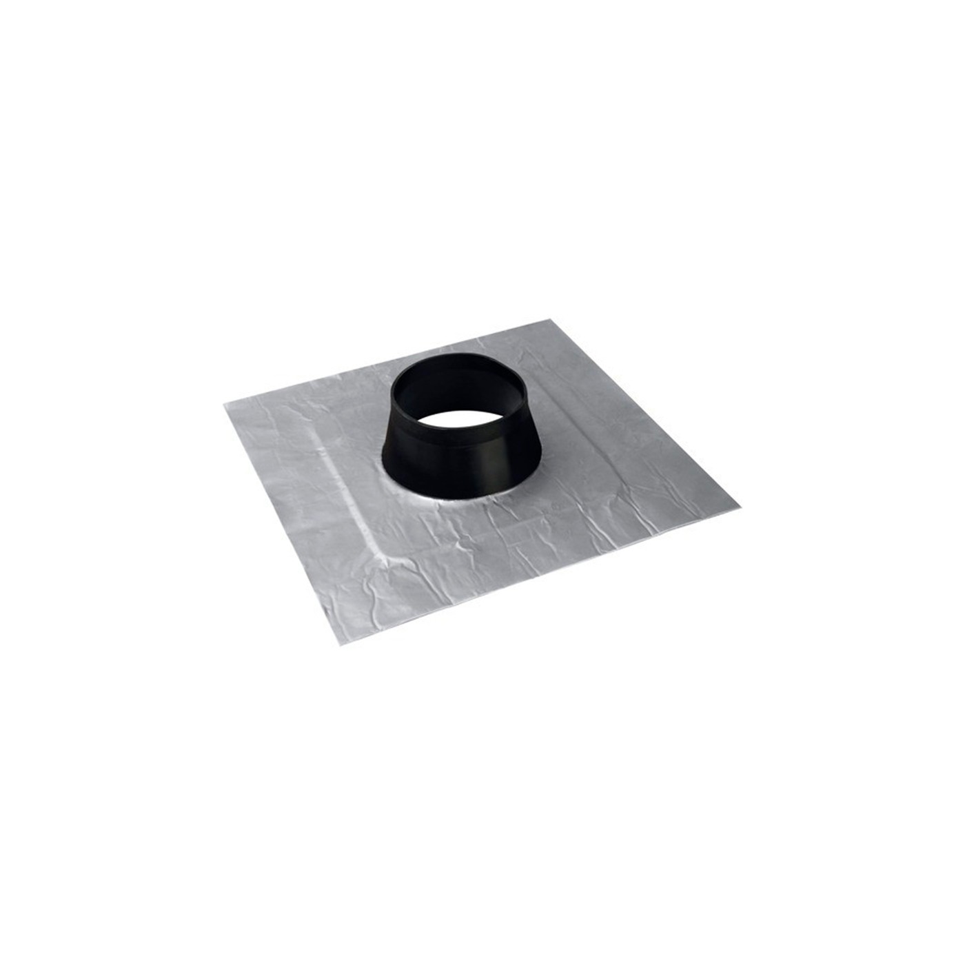 Passagem Telhado 5-30 Inox Parede Simples Preto